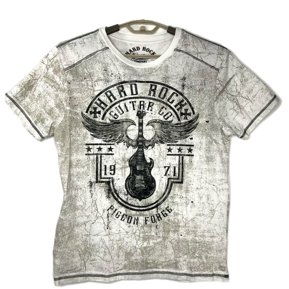 Hard Rock Guitar Co Pigeon Forge 1971 T-Shirt Sz L